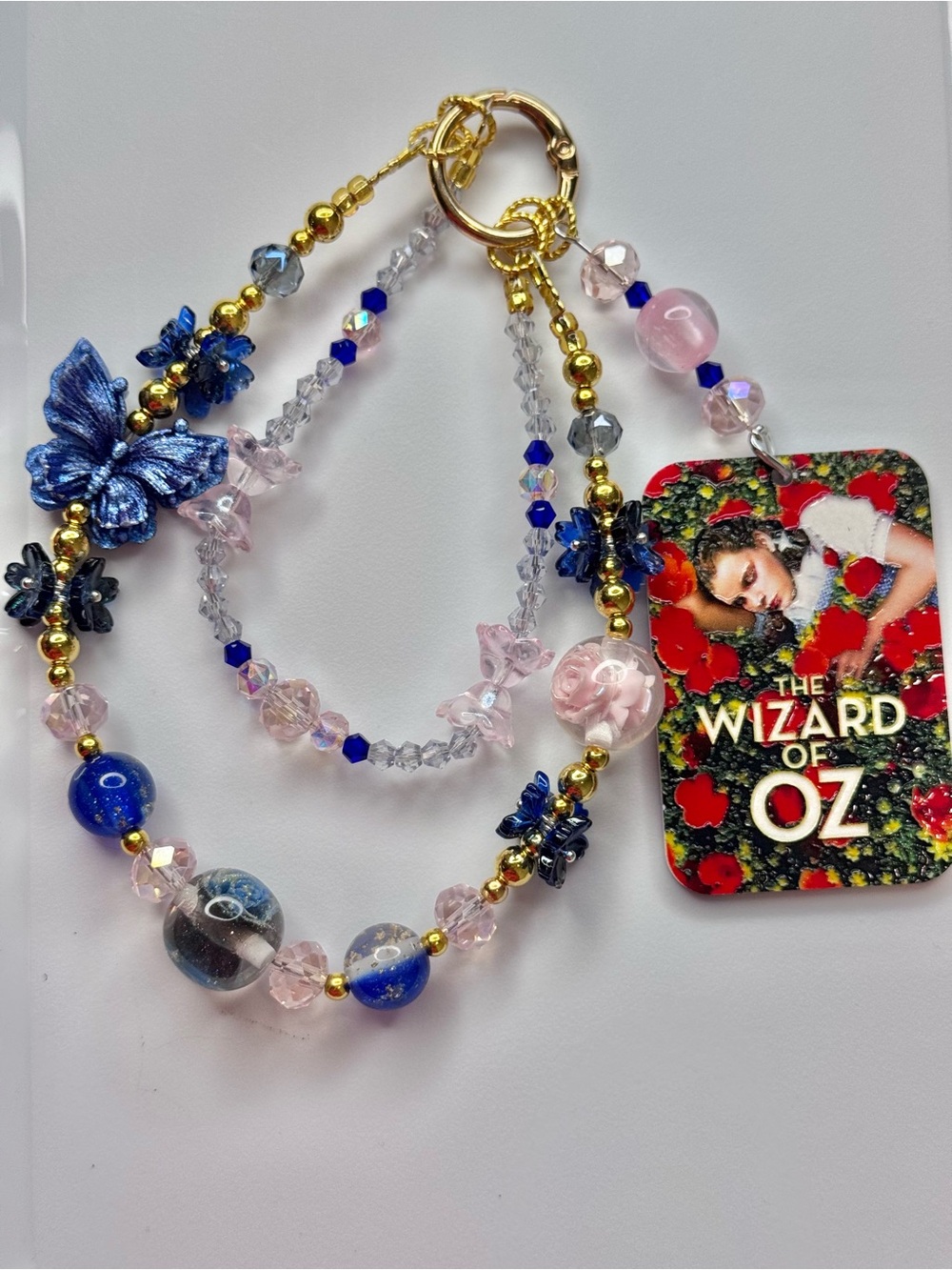 Wizard of Oz Butterfly phone bag charm